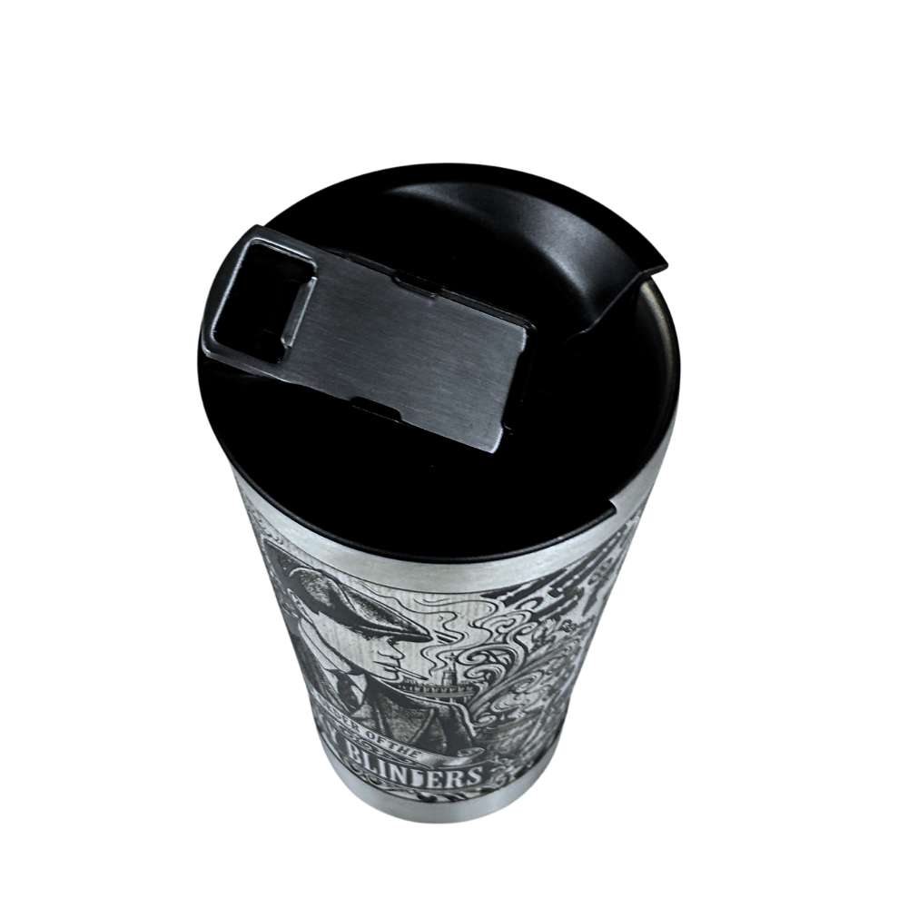 Kit Presente Peaky Blinders - Faca 8" Artesanal + Copo Térmico 475ml | Doma Crioula Cutelaria Artesanal