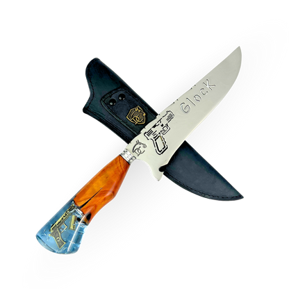 Picanheira Glock 8 Polegadas - Cabo Personalizado | Doma Crioula Cutelaria Artesanal