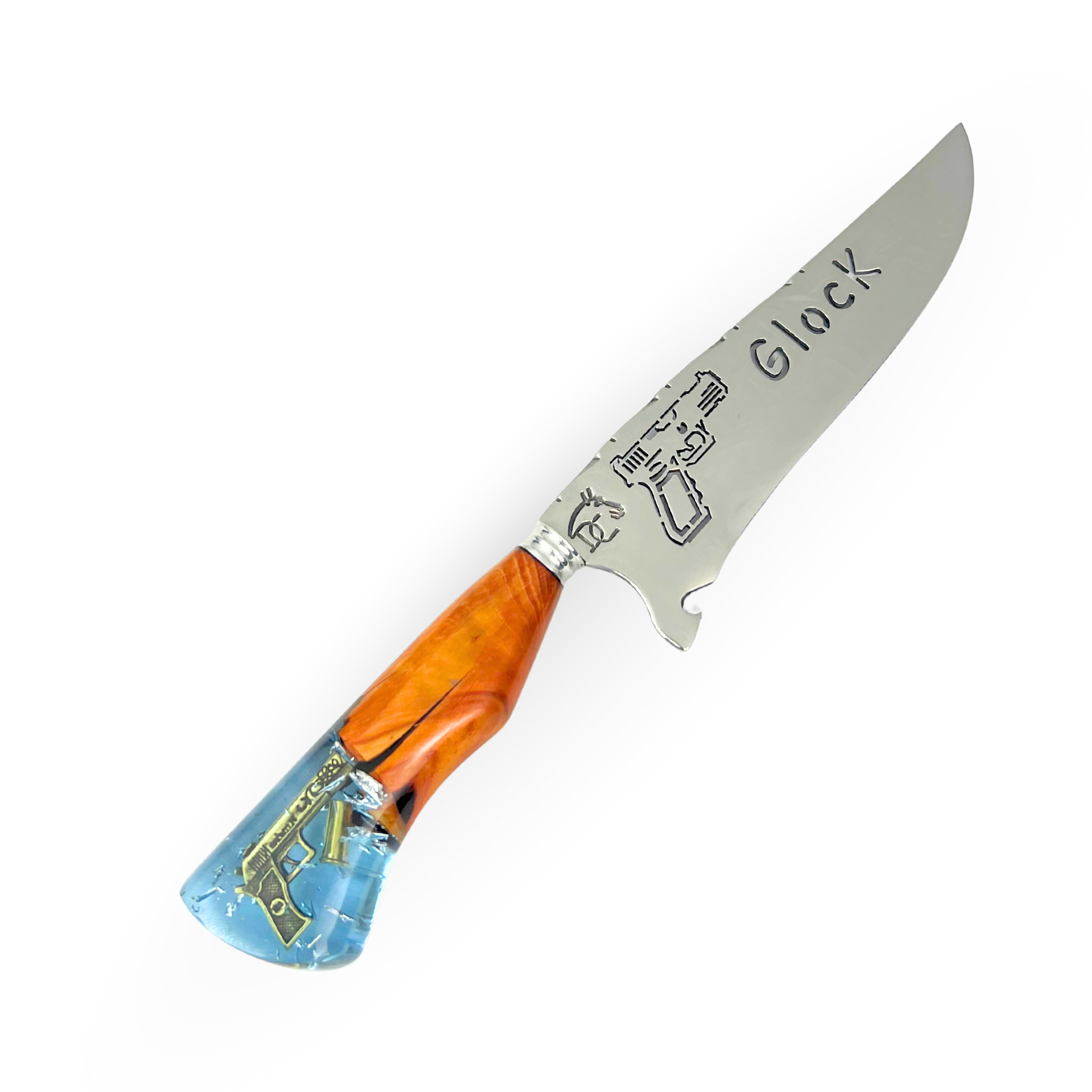 Picanheira Glock 8 Polegadas - Cabo Personalizado | Doma Crioula Cutelaria Artesanal