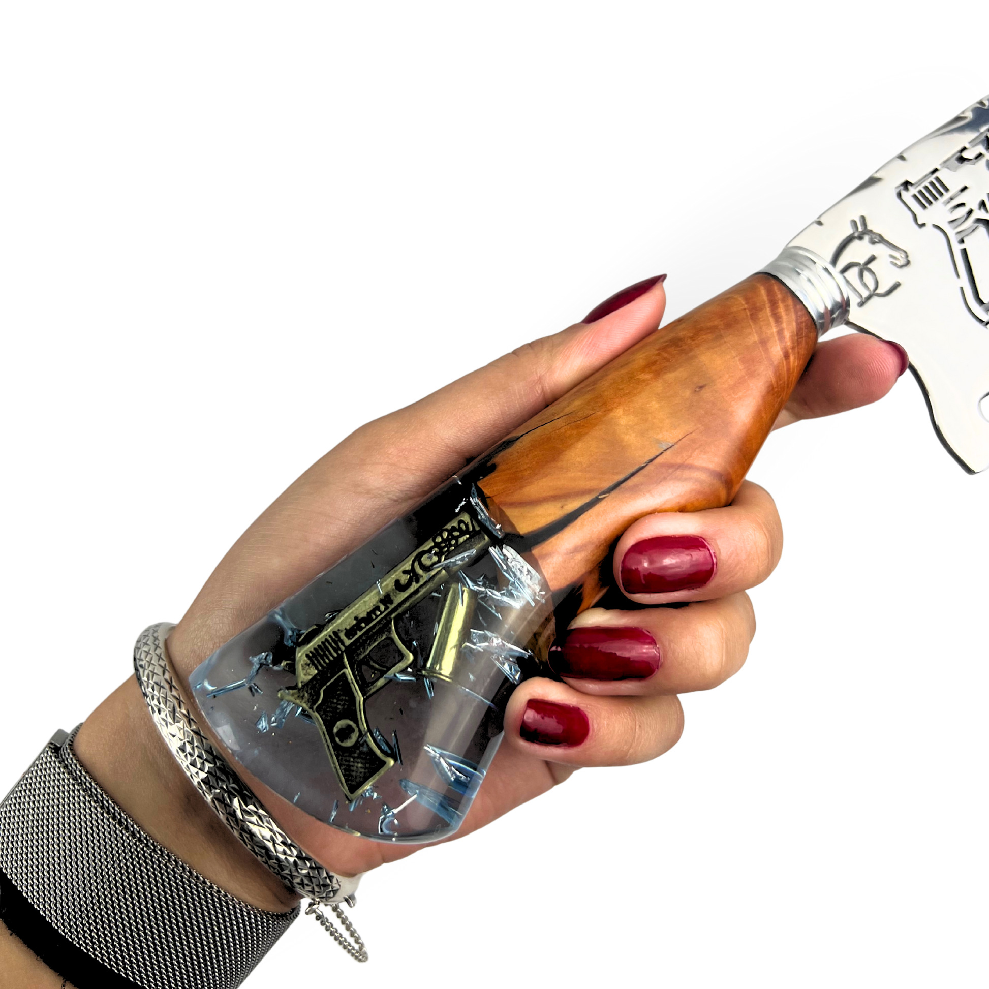 Picanheira Glock 8 Polegadas - Cabo Personalizado | Doma Crioula Cutelaria Artesanal