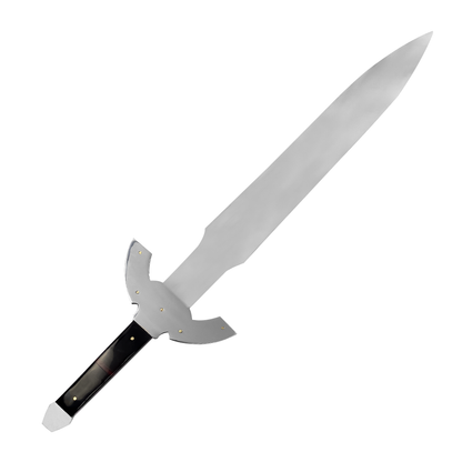 Espada Medieval - Cabo Preto Listra Bordô