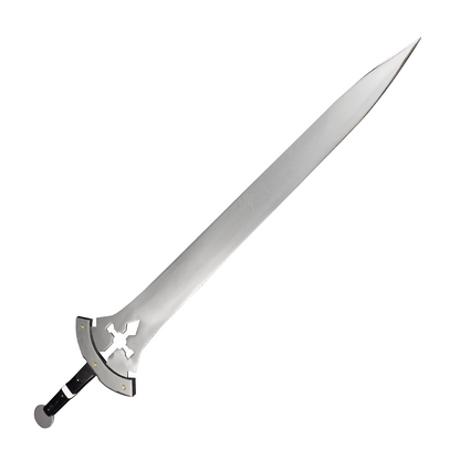Espada Medieval - Cabo Preto e Branco Resinado
