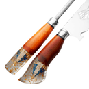 Kit Churrasco - Faca e Chaira Cabo Nossa Senhora