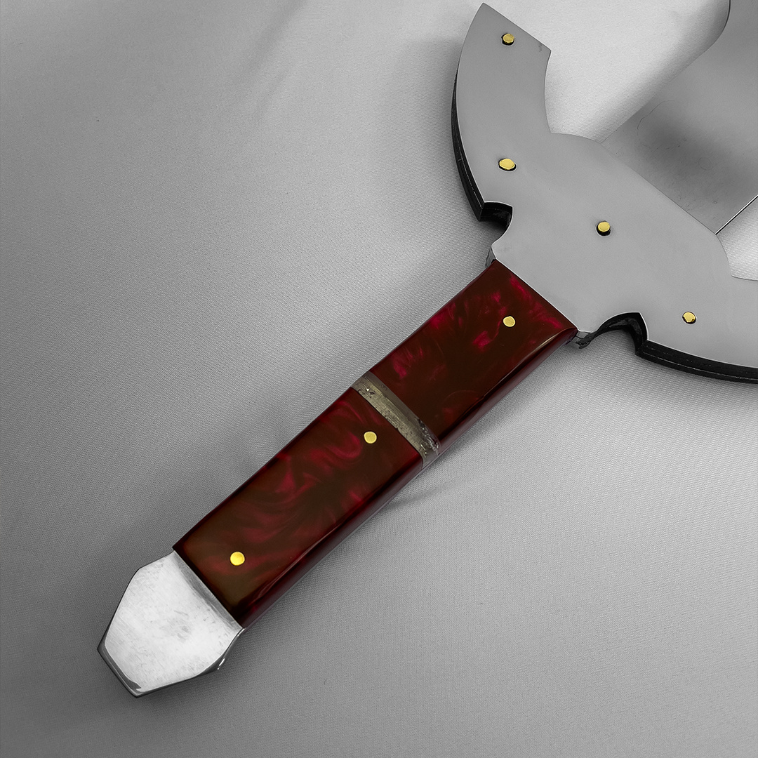Espada Medieval - Cabo Preto Listra Bordô