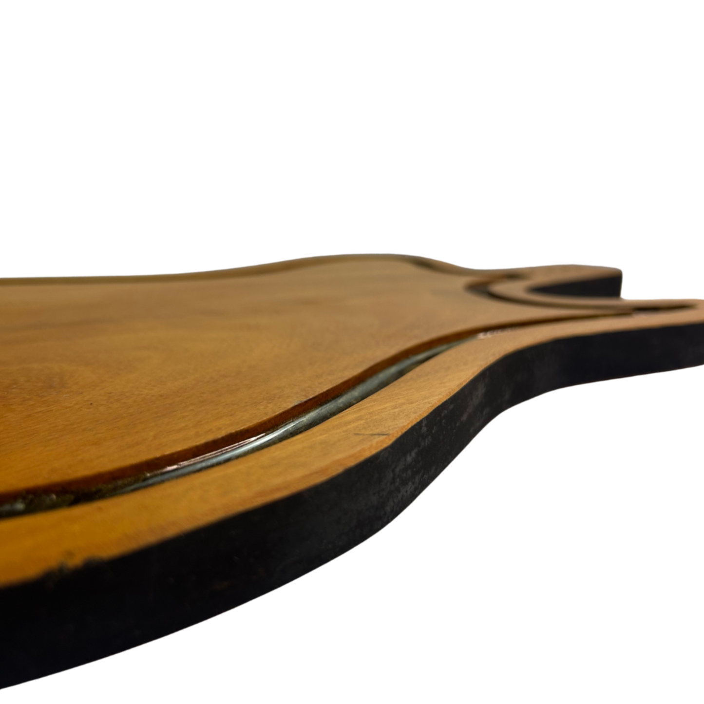 Tábua de Corte Guitarra - Madeira Nobre com Petisqueiro | Doma Crioula Cutelaria Artesanal