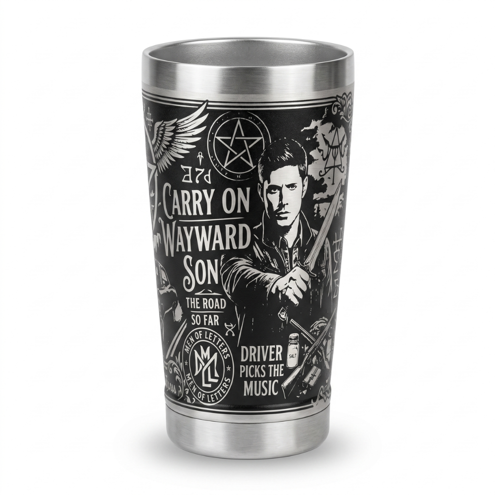Copo Térmico Supernatural - Gravação a Laser 360° - 475ML | Doma Crioula Cutelaria Artesanal
