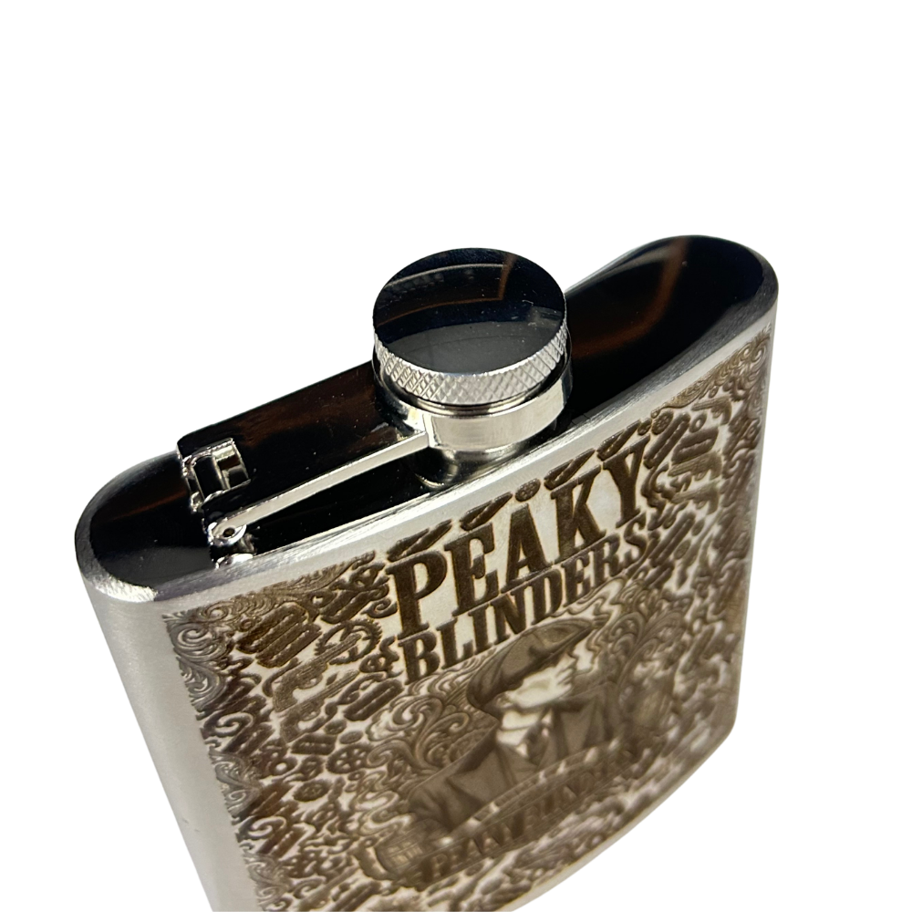 Cantil de Bolso Peaky Blinders - By Order of the Peaky Blinders (170ml) | Doma Crioula Cutelaria Artesanal