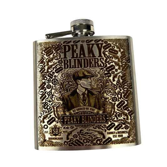 Cantil de Bolso Peaky Blinders - By Order of the Peaky Blinders (170ml) | Doma Crioula Cutelaria Artesanal