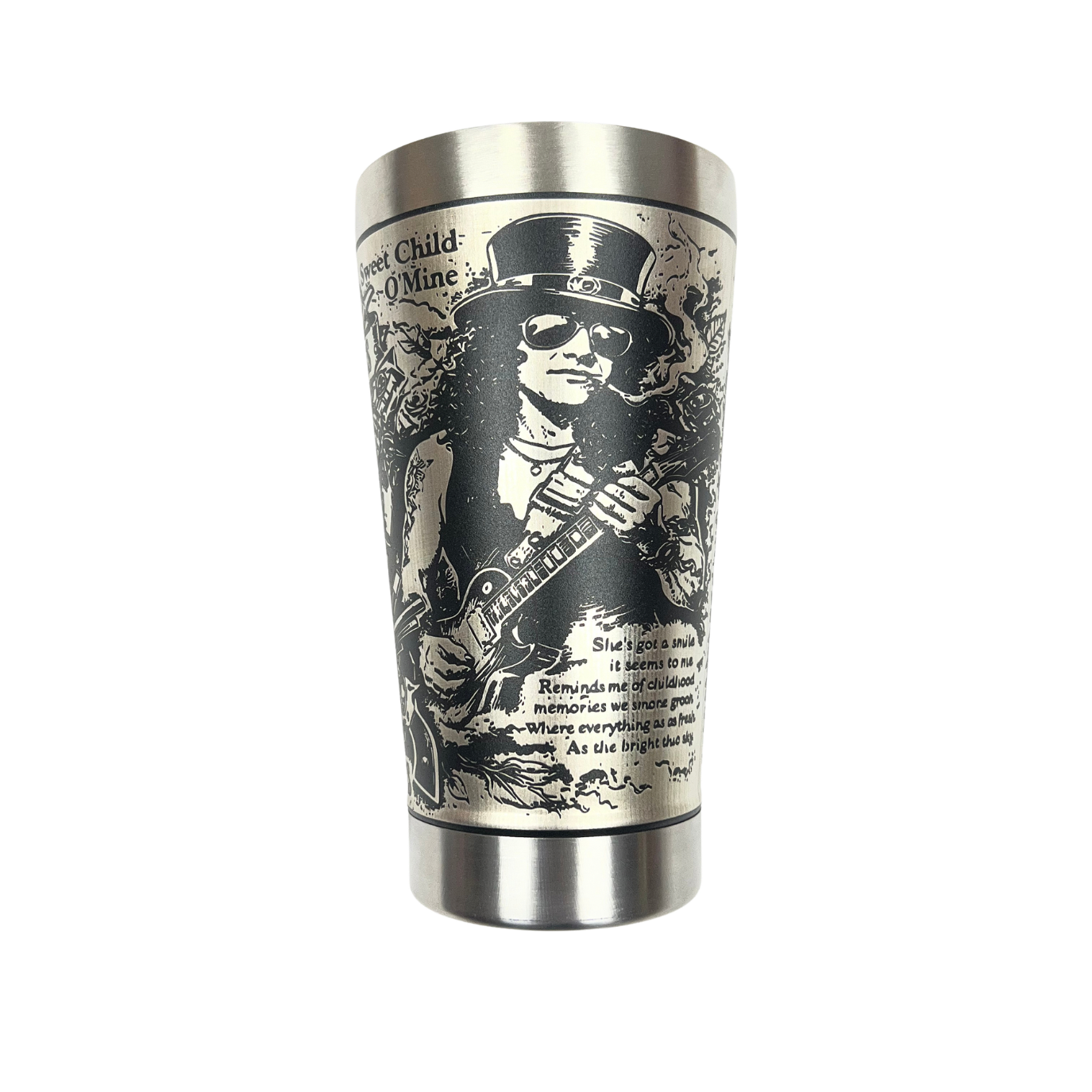Copo Térmico Guns N' Roses - Gravação a Laser 360° | Doma Crioula Cutelaria Artesanal