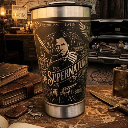 Copo Térmico Supernatural - Gravação a Laser 360° - 475ML | Doma Crioula Cutelaria Artesanal