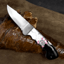 Canivete Artesanal Corinthians - Cabo resinado com brasão do time - Forja Bruta