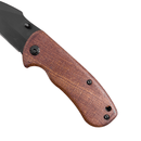 Canivete Curto - Cabo Madeira - 6 Polegadas - Forja Bruta