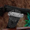 Canivete Importado - Gravura de Peixe - Forja Bruta