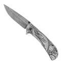 Canivete Importado - Gravura de Peixe - Forja Bruta