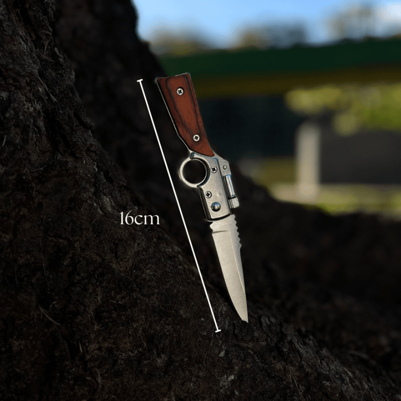 Canivete Revólver Tático - Mecanismo de Abertura Rápida - Forja Bruta