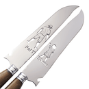 Combo Facas Artesanais 10", Modelo Pai Te Amo, Aço Inox - Forja Bruta