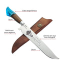 Faca Artesanal 10", Modelo Nossa Senhora, Aço Inox - Forja Bruta