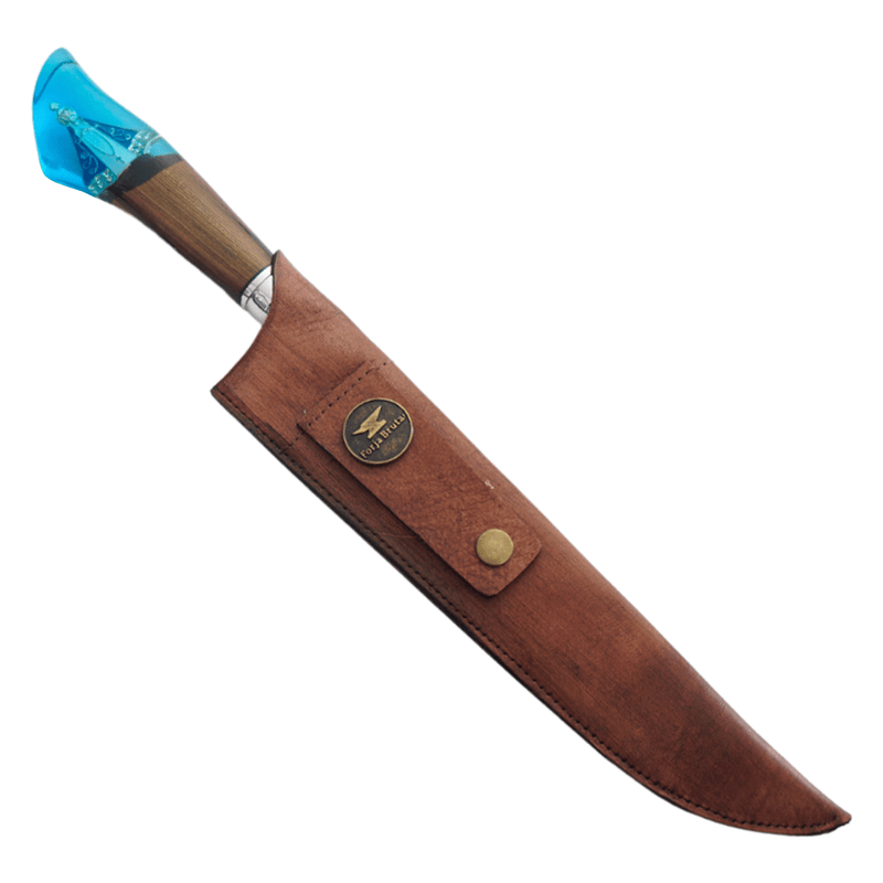 Faca Artesanal 10", Modelo Nossa Senhora, Aço Inox - Forja Bruta