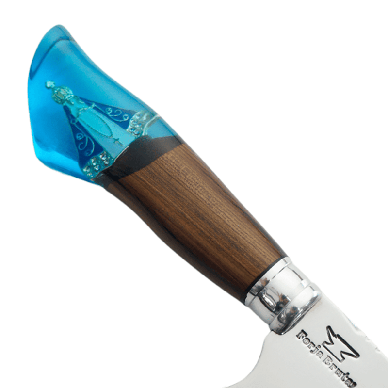 Faca Artesanal 10", Modelo Nossa Senhora, Aço Inox - Forja Bruta