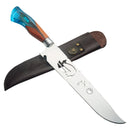 Faca Artesanal 10", Modelo Pescador, Aço Inox - Forja Bruta