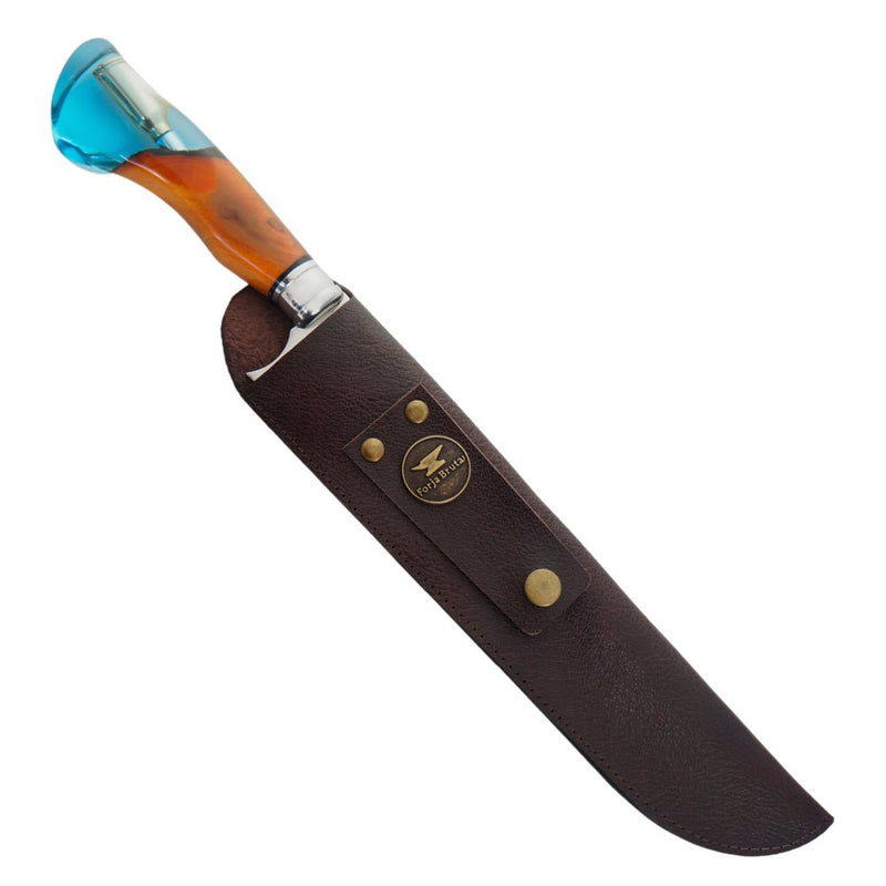 Faca Artesanal 10 Modelo Sniper (Aço Inox) - Forja Bruta