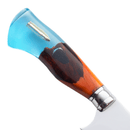 Faca Artesanal 10", Modelo Tiro ao Alvo, Aço Inox - Forja Bruta