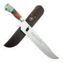 Faca Artesanal 10 polegadas, Modelo Costelão, Aço Inox - Forja Bruta