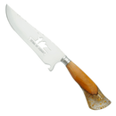 Faca Artesanal 8", Modelo Somos do Mato Cabo Gold - Forja Bruta