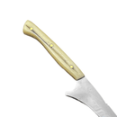 Faca Fileteira 8", Cabo em Osso Bovino - Forja Bruta