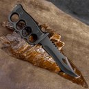 Faca Tática Soco Inglês - Design Tático Profissional - Forja Bruta