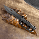 Faca Tática Soco Inglês - Design Tático Profissional - Forja Bruta