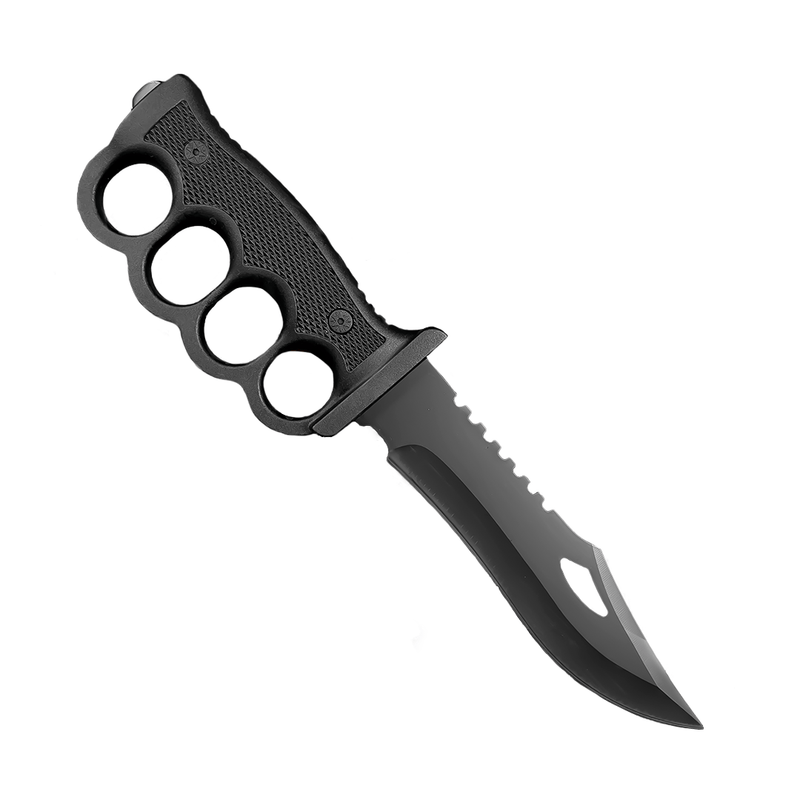 Faca Tática Soco Inglês - Design Tático Profissional - Forja Bruta