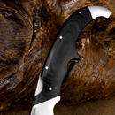 Facão Canivete - Cabo Preto Madeirado - 12 Polegadas - Forja Bruta