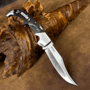 Facão Canivete - Cabo Preto Madeirado - 12 Polegadas - Forja Bruta