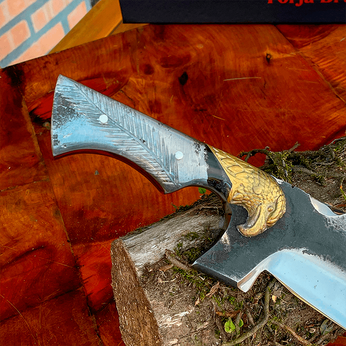 Forjada Exclusiva, Cabeça de Águia - Brut Forge - 17 Polegadas - Forja Bruta