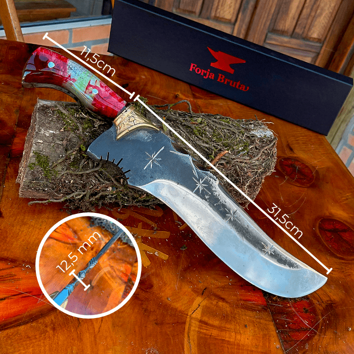 Forjada Exclusiva, Cabeça de Cavalo - Forja Bruta - 20 Polegadas - Forja Bruta