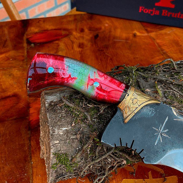 Forjada Exclusiva, Cabeça de Cavalo - Forja Bruta - 20 Polegadas - Forja Bruta