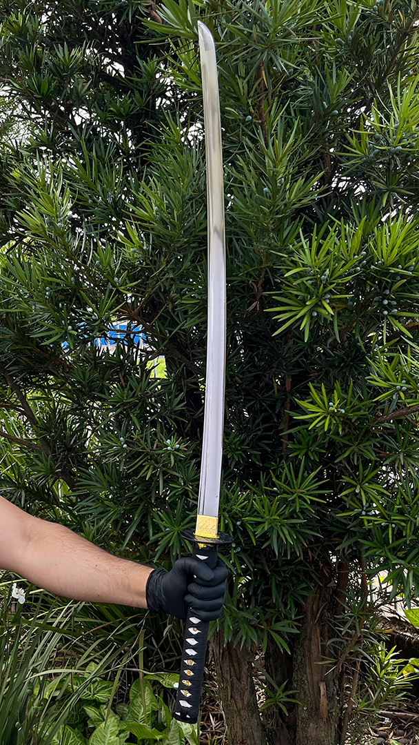 Katana Samurai Decorativa - Cabo Tsuka Tradicional - 27 Polegadas