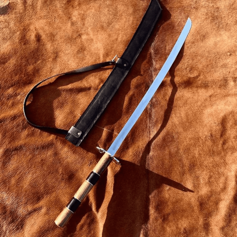 Katana Samurai Artesanal 24 Polegadas - Variações de cabo - Forja Bruta