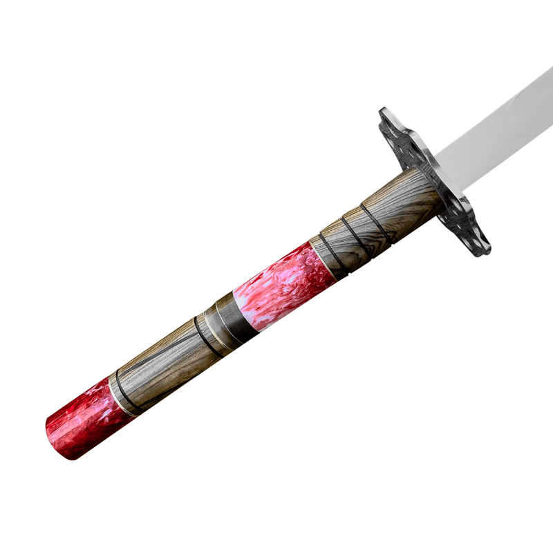 Katana Samurai Artesanal 24 Polegadas - Variações de cabo - Forja Bruta