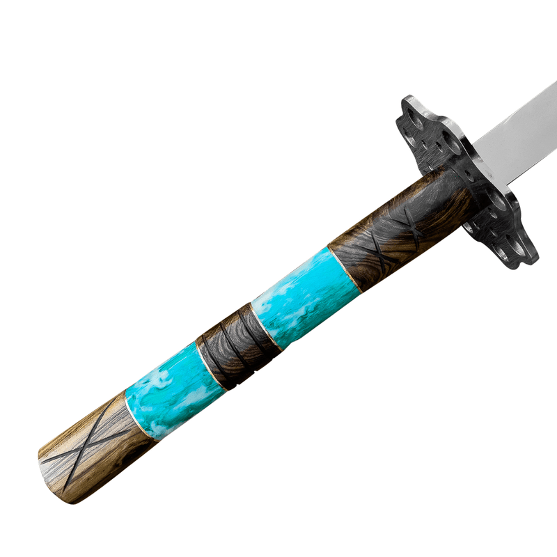 Katana Samurai Artesanal 24 Polegadas - Variações de cabo - Forja Bruta