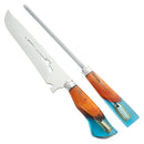 Kit Churrasco Faca e Chaira - Vários cabos - Forja Bruta