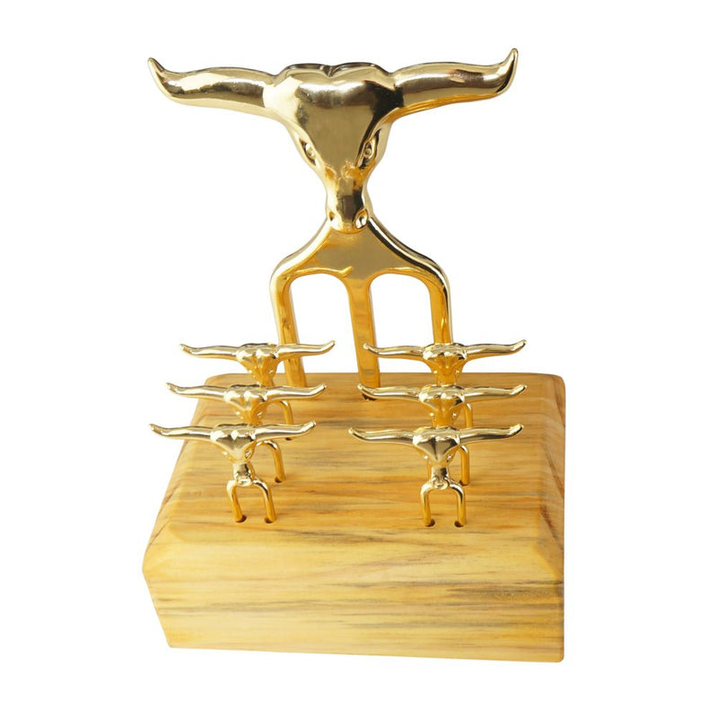 Kit Petisco Elegance - Garfo Tridente e Garfinho - Forja Bruta