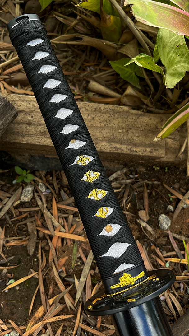 Katana Samurai Decorativa - Cabo Tsuka Tradicional - 27 Polegadas