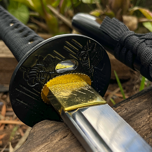 Katana Samurai Decorativa - Cabo Tsuka Tradicional - 27 Polegadas