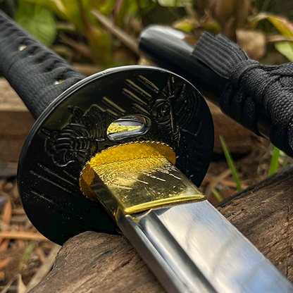 Katana Samurai Decorativa - Cabo Tsuka Tradicional - 27 Polegadas