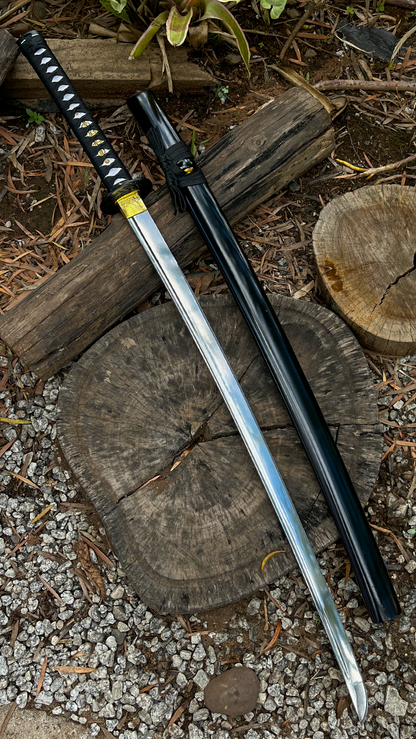 Katana Samurai Decorativa - Cabo Tsuka Tradicional - 27 Polegadas